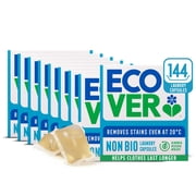 Ecover Non-Bio Washing Capsules, Almond & Apricot, 144 Capsules