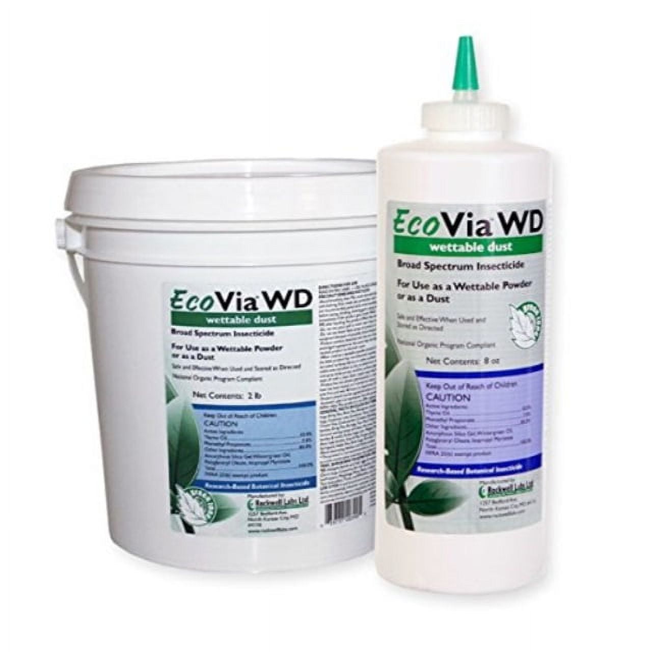 Ecovia WD Insecticide Broad-Spectrum Insect Control 2 lb Pail by Rockwell Labs