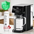 thumbnail image 1 of Ecoviva EM5 Countertop RO Water Filter, 8-Stage RO with Alkaline Mineralization, 40oz Glass Pitcher, Compact, Installation-Free, 13.6" x 12.4" x 6.8", Home & RV, with Extra RO Filter, 1 of 10