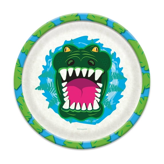 Ecoware Plate – Crocodile by Deluxebase | Eco-Friendly Bamboo Plate for Kids