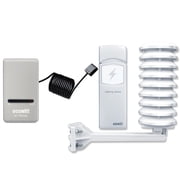 Ecowitt WH57 Wireless Lightning Detector with GW1200 Wi-Fi Gateway, Built-In Temperature, Humidity and Barometric Pressure Sensor