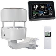 Ecowitt WS3902 Wi-Fi Weather Station with 7.5-inch LCD IoT Display, WS85 3-in-1 Weather Sensor and WN32 utdoor Temperature & Humidity Sensor