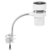 Ecowitt WS80 weather station features a 6 in 1 sensor that measures temperature, humidity, ultrasonic wind speed, gust speed, wind direction and sunlight.