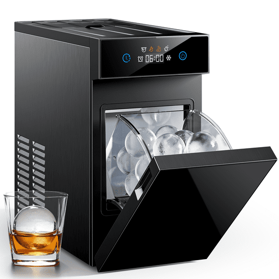 Ecozy Chillio 2.4" Crystal Clear Ice Ball Maker with CrystalFlux ...