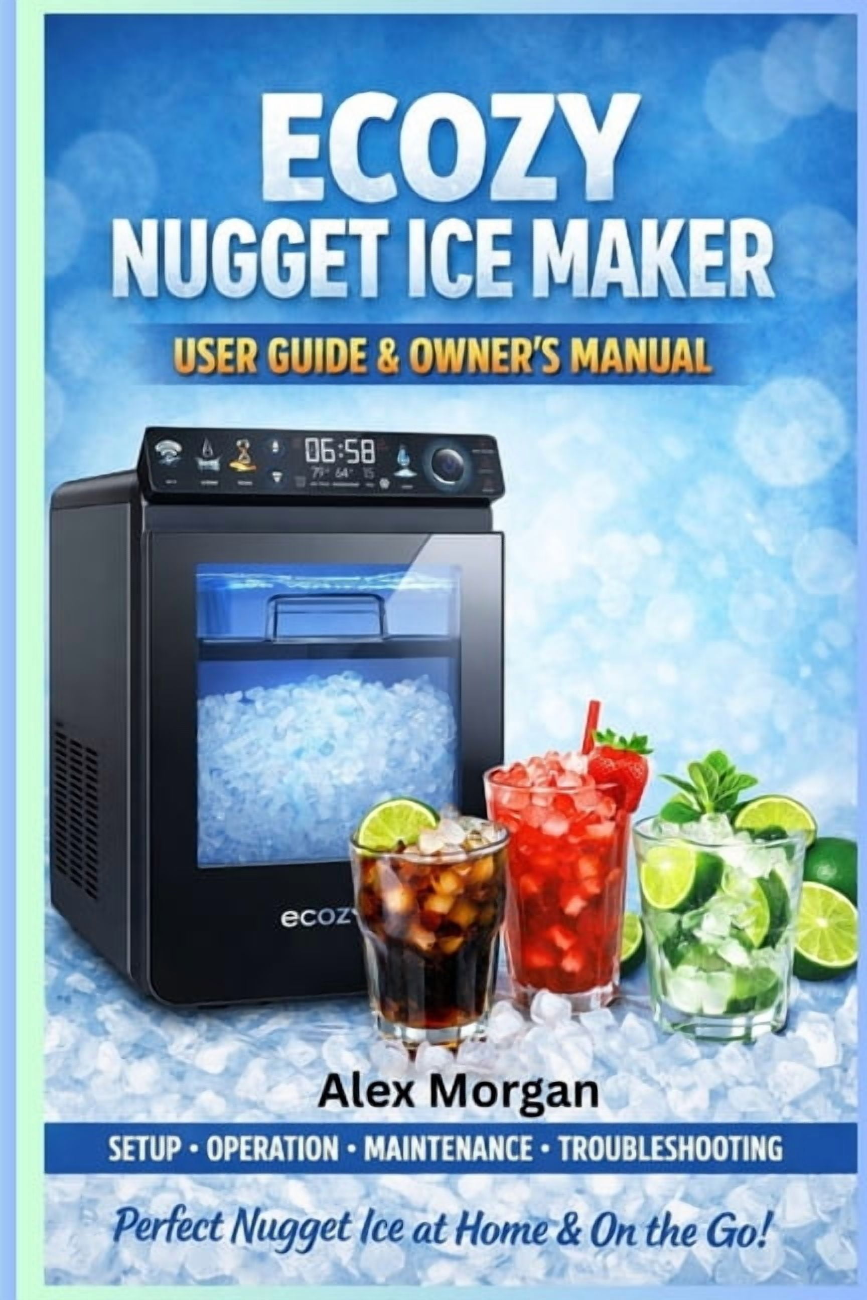Ecozy Nugget Ice Maker User Guide &amp; Owner's Manual: A Complete Setup, Operation, Cleaning, and Troubleshooting , (Paperback)