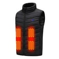 thumbnail image 1 of Ecqkame Lightweight Heated Jackets Plus Size Heated Waistcoat For Men And Women Dual Control 11 Winter Heating Vest Heated Jacket Black L, 1 of 7