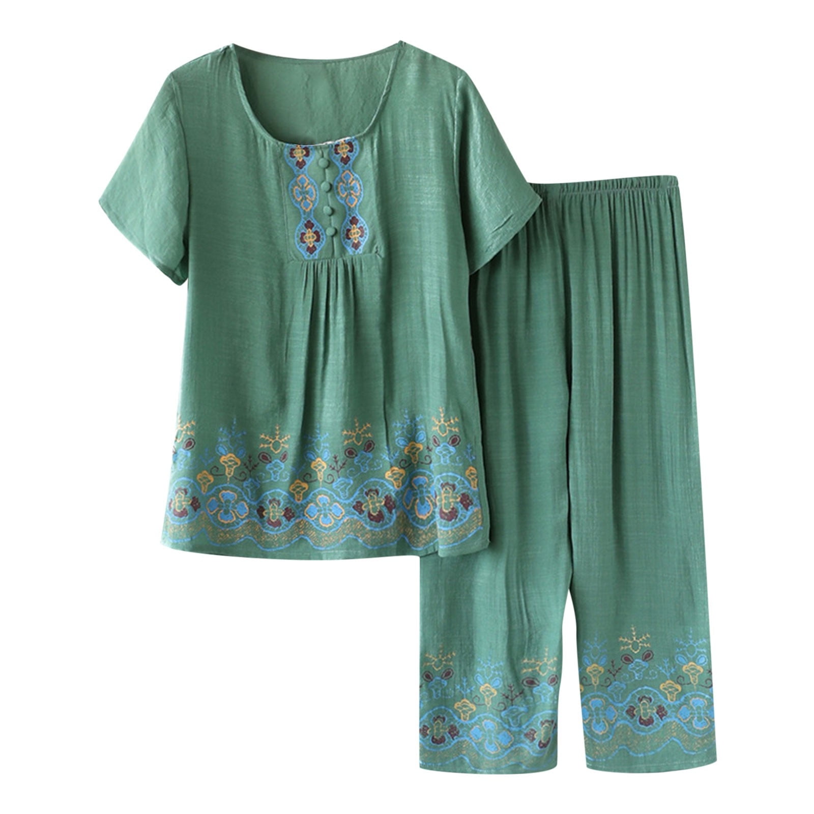 Wish Karo Casual wear Top and Capri set (CSL100)