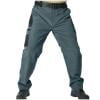 Ecqkame Tactical Cargo Pants for Men Ripstop Waterproof Stretch Work Pants with Packets Zipper Relaxed Utility Outdoor Trousers Green S