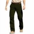 thumbnail image 1 of Ecqkame Tactical Cargo Pants for Men Solid Waterproof Hiking Pant Lightweight Outdoor Work Trousers with Pockets Army Green S, 1 of 9
