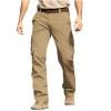 Ecqkame Tactical Cargo Pants for Men Solid Waterproof Hiking Pant Lightweight Outdoor Work Trousers with Pockets Khaki XL