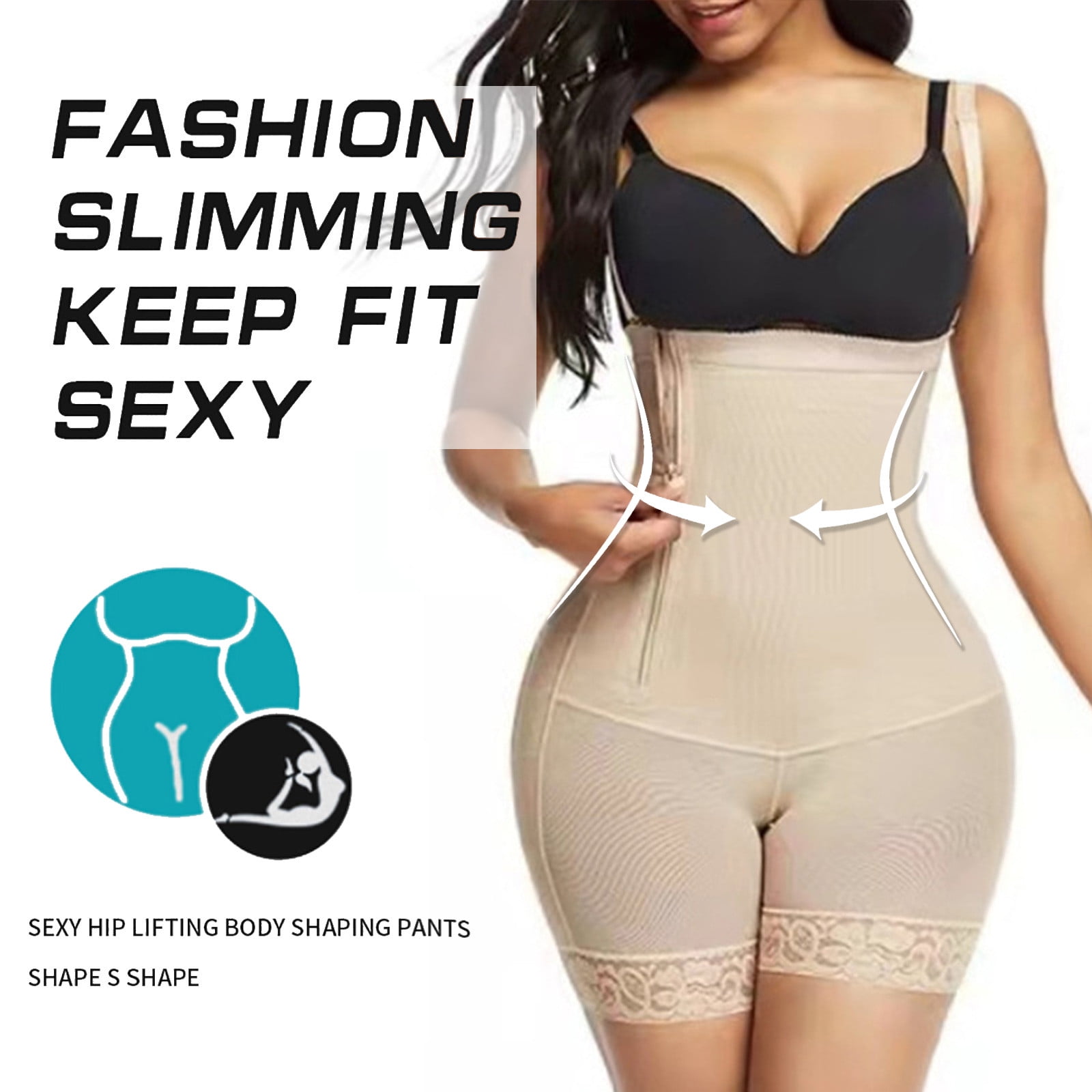 Cheap XS-6XL Waist Trainer Butt lifter Slimming Underwear Body Shaper Women  Shapewear Tummy Shaper Corset for Weight Loss High Waist Shapers