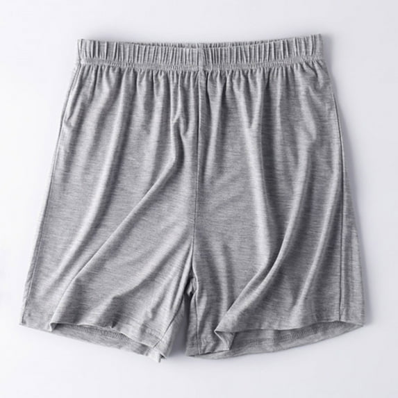 Ecqkame Womens Shorts Summer Loose Casual Elastic Waist Soft comfy Lightweight Breathable Pajamas Pants Women's Shorts Gray M