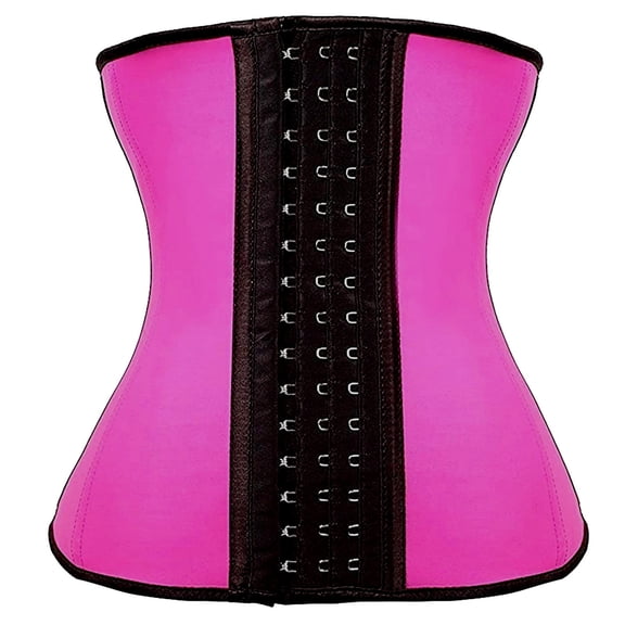 Ecqkame Womens Underbust Waist Training Corset Bustier Women Full Body Shaper Bodysuit Firm Control Shapewear Lifter Corset Shapewear Red L