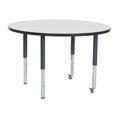 thumbnail image 1 of Ecr4kids Round Dry-erase Activity Table, 1 of 2