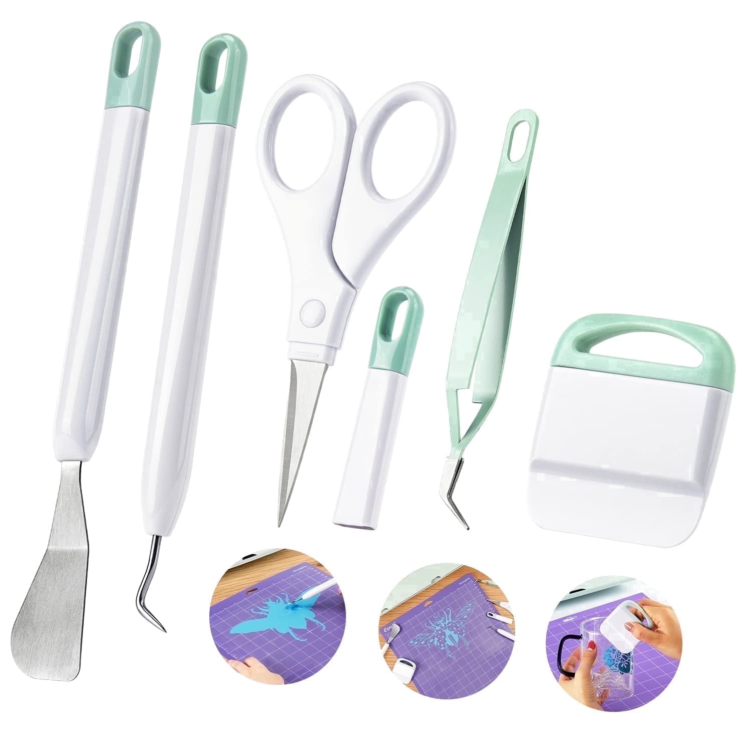 Vinyl Weeding Tool Set, Vinyl Weeding Craft Basic kit 5 Pieces ...