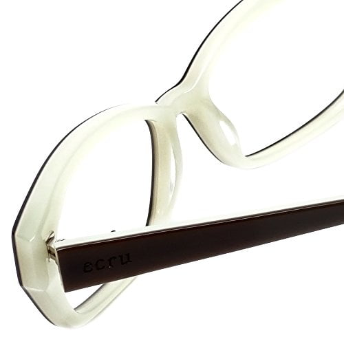 Ecru Designer Reading Glasses Bowie in Brown +0.75