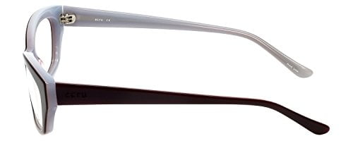 Ecru Designer Reading Glasses Bowie in Purple +0.25