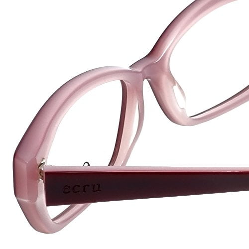 Ecru Designer Reading Glasses Bowie in Wine +0.25