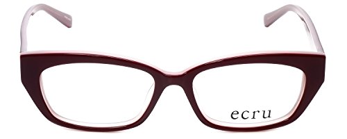 Ecru Designer Reading Glasses Bowie in Wine +3.00