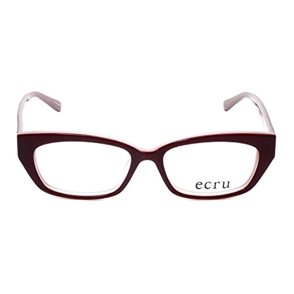 Ecru Designer Reading Glasses Bowie in Wine +3.00
