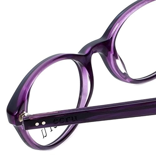 Ecru Designer Reading Glasses Daltrey in Purple +3.25