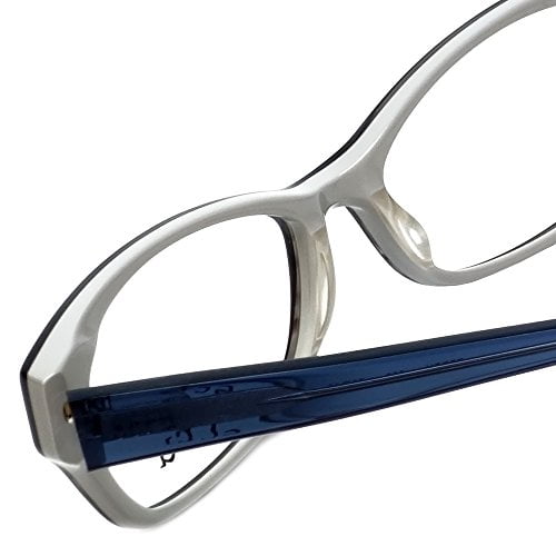 Ecru Designer Reading Glasses Ferry in Cerulean +1.50