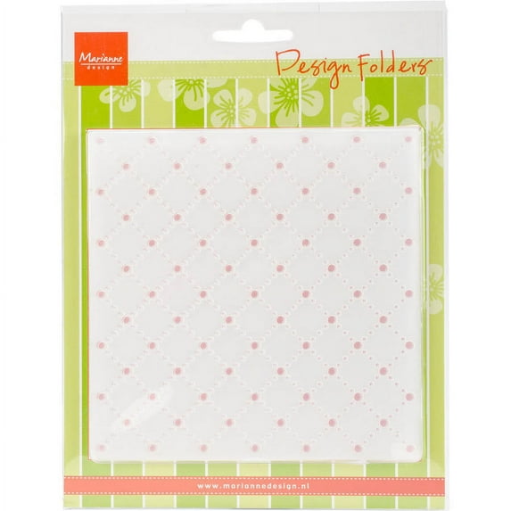 Ecstasy Crafts Marianne Design Embossing Folder-Pearls