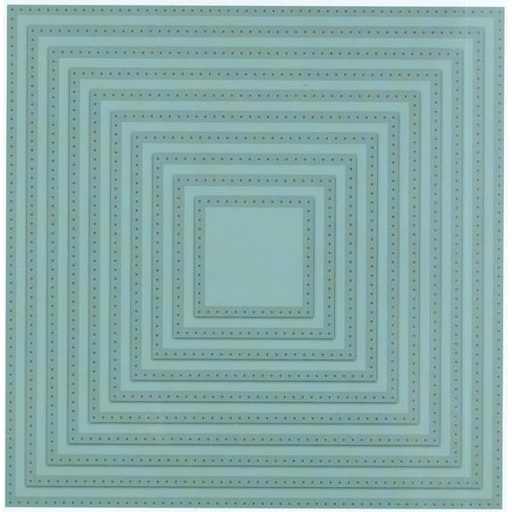 Ecstasy Crafts Noble Double Pierced Squares Die