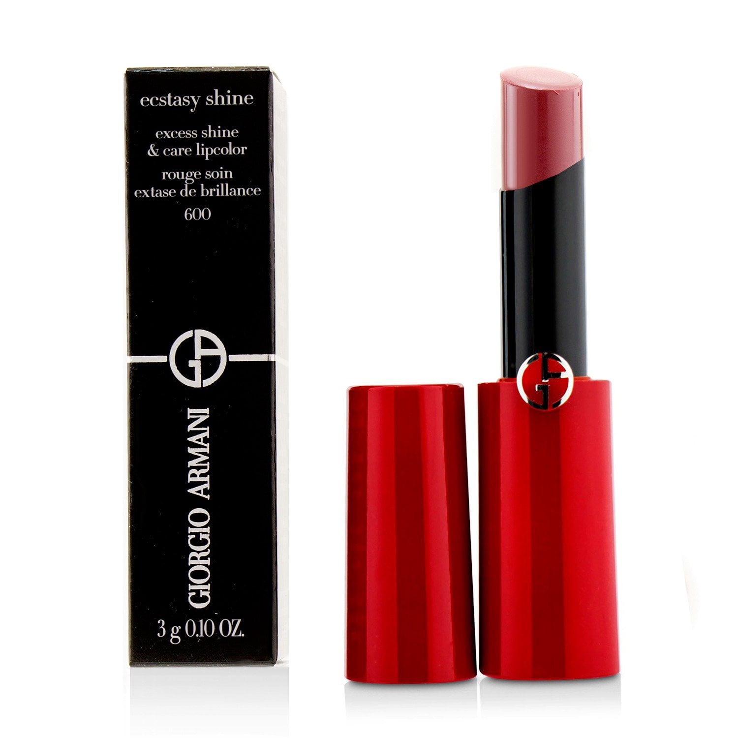 Giorgio Armani Ecstasy Shine Lipstick - 600 Garconne 0.1 oz Lipstick