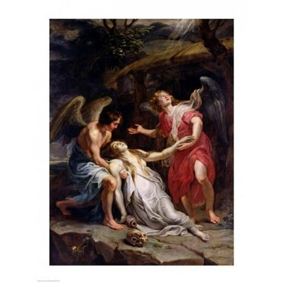 Ecstasy of Mary Magdalene Poster Print by Peter Paul Rubens - 18 x 24 in.