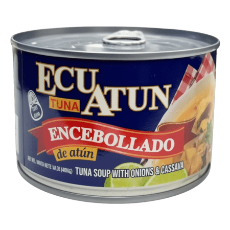 EcuAtún Encebollado de Atún - Authentic Ecuadorian Tuna Soup with Onions and Yuca Cassava, Ready to Eat, 14 oz, Imported from Ecuador