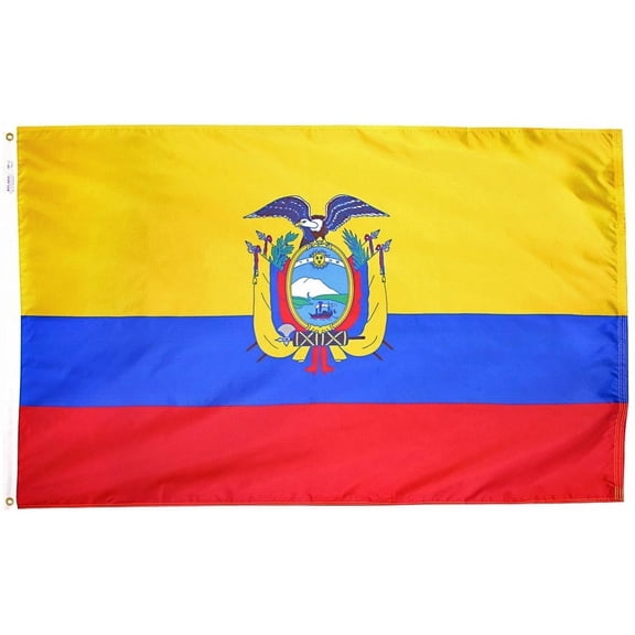 Ecuador - 5'X8' Nylon Flag (State)