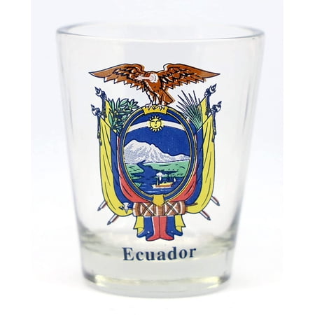 Ecuador Coat Of Arms Shot Glass