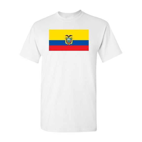 Ecuador Country Flag Adult DT T-Shirt Tee