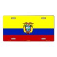 thumbnail image 1 of Ecuador Flag Vanity Metal Novelty License Plate Tag Sign, 1 of 3