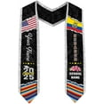 thumbnail image 1 of Ecuador Graduation Stole, Ecuadorians American Flag Graduation Sash 2025, Ecuadorians Graduation Sash, 1 of 5