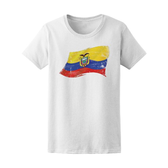 Ecuador Grunge Flag  T-Shirt Men -Image by Shutterstock, Male Medium