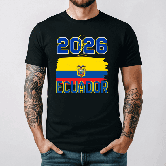 Ecuador Soccer Fan Shirt 2026 Football Game Day Tee Tournament Apparel Top,for unisex up to 5XL