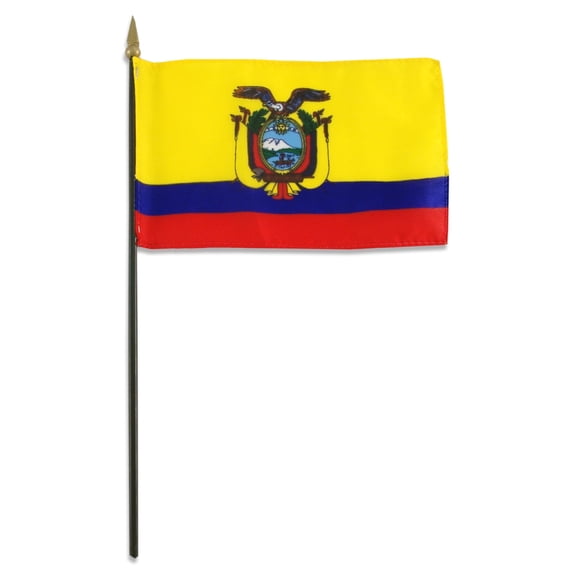 Ecuador flag 4 x 6 inch - 12 PK