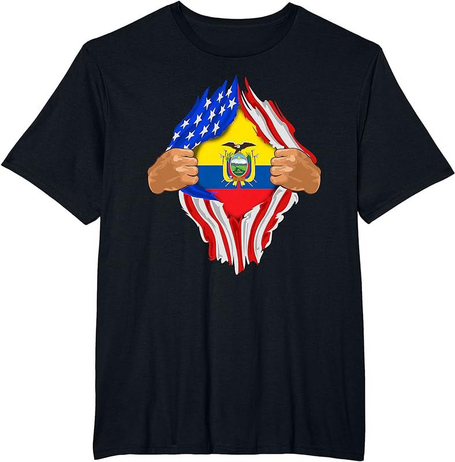 Ecuadorian Blood Inside Me T-Shirt | Ecuador Flag Gift