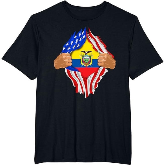 Ecuadorian Blood Inside Me T-Shirt | Ecuador Flag Gift