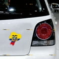 thumbnail image 1 of Ecuadorian Ecuador Country Outline Map Flag Car Magnet Magnetic Sticker Decal - 2 Pack Reflective 4" - for Truck Door Fridge Reusable Waterproof, 1 of 4