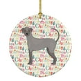 thumbnail image 1 of Ecuadorian Hairless Dog Merry Christmas Ceramic Ornament 2.8 in x 2.8 in, 1 of 3