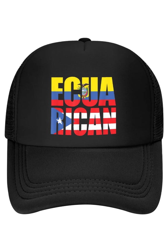 Ecuadorian Puerto Rican Flag EcuaRican Ecuador Puerto Rico Baseball Cap