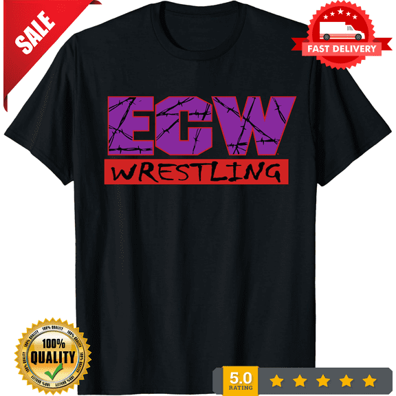 Ecw T-SHIRT PPV VINTAGE WRESTLING ATTITUDE ERA WWF RVD SABU PAUL HEYMAN SANDMAN, NEW INSTOCK-TH61096