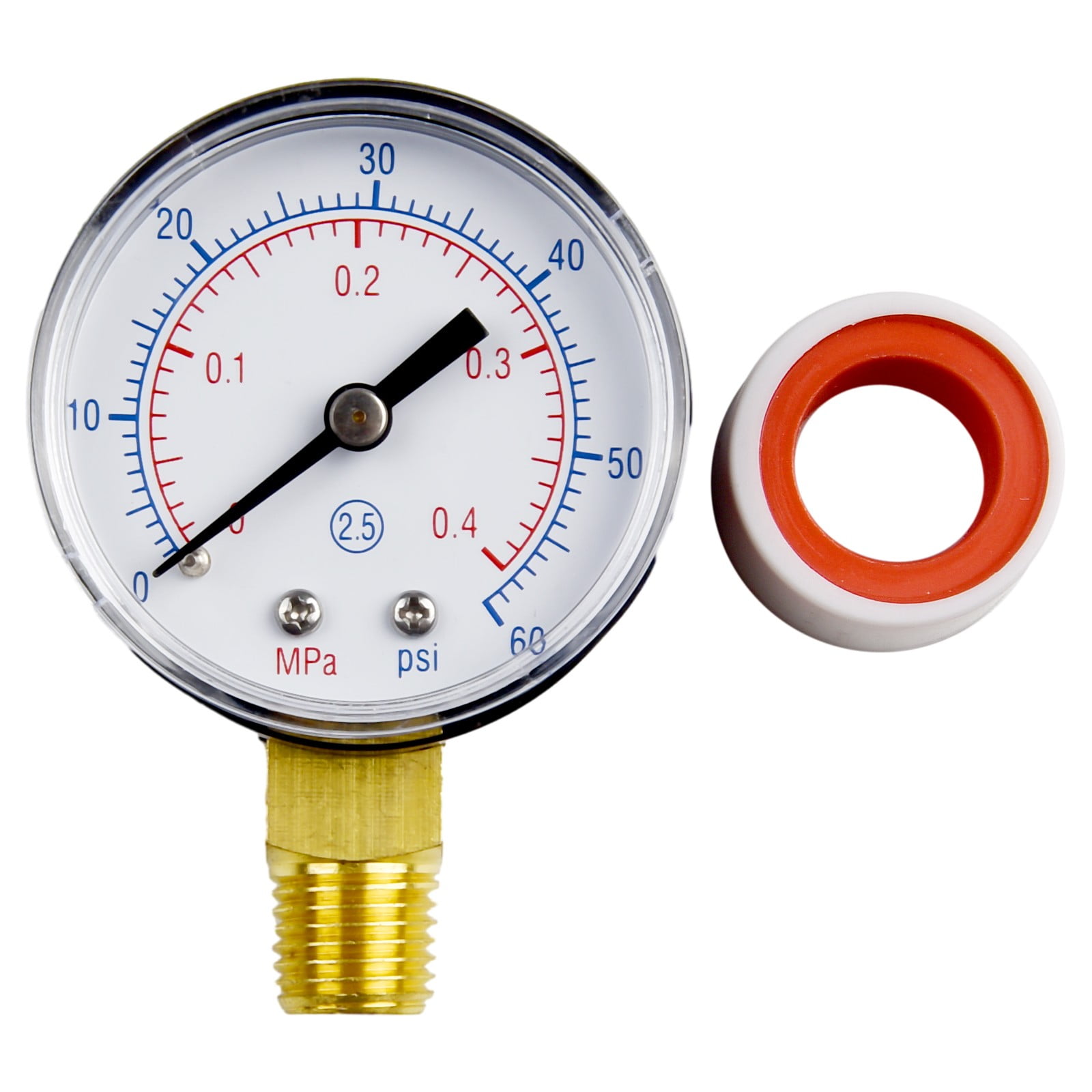 ECX270861 Bottom Mount Pressure Gauge for Hayward Sand Pool Filter 60