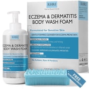 Eczema Body Wash | Sensitive Skin Body Wash Foam | Soothing Cleanser for Eczema Prone Skin | Reduces Dryness & Itching