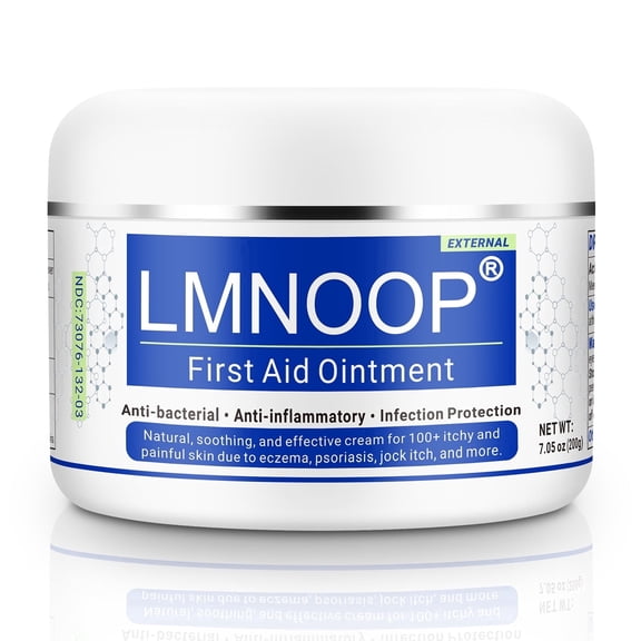 LMNOOP Eczema Cream for Dry, Itchy, Irritated, and Eczema Prone Skin, Maximum Strength Treatment Ointment for Rash, Psoriasis, Dermatitis 7.05oz