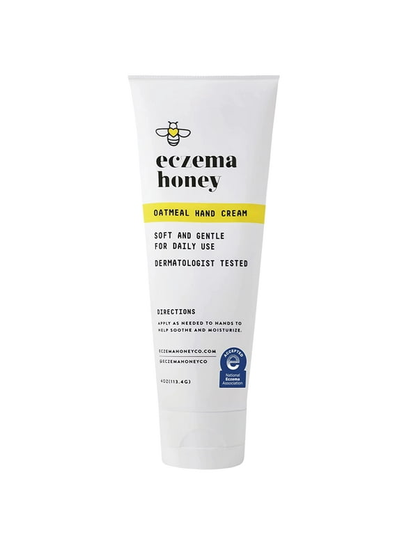 Eczema Honey Oatmeal Moisturizing Hand Cream, Colloidal Oatmeal & Cocoa Butter, 4 oz