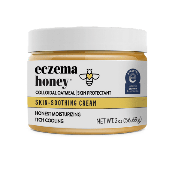Eczema Honey Skin-Soothing & Itch-Cooling Cream for Eczema-Prone Skin, 2 oz